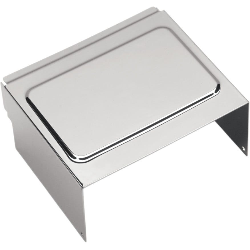 Drag Specialties Chrome AGM Battery Cover Harley 97-05 Dyna FXD/WG Repl 66718-01