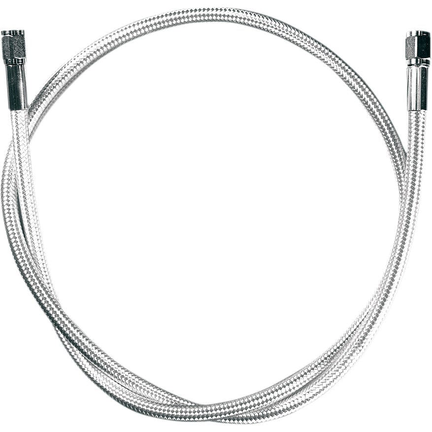 Magnum Braided Sterling Chromite II Universal 12" Brake Line AN-3 Fittings Ends