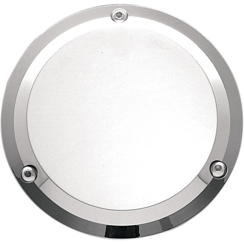 Joker Machine Chrome Smooth 3 Hole Derby Cover for Harley Big Twin 70-98