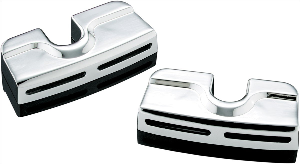 Kuryakyn Chrome Scorpion Spark Plug Head Bolt Covers for '99-'17 Harley Twin Cam