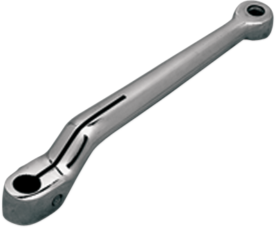 Drag Chrome Heel & Toe Shift Lever for Harley Softail FLST Touring 86-06
