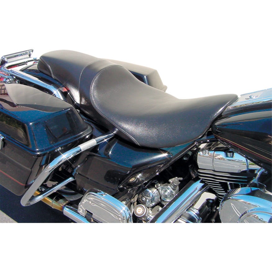 Danny Gray Weekday 2-Up Custom Vinyl Seat for Harley Touring 08-UP FLH/T