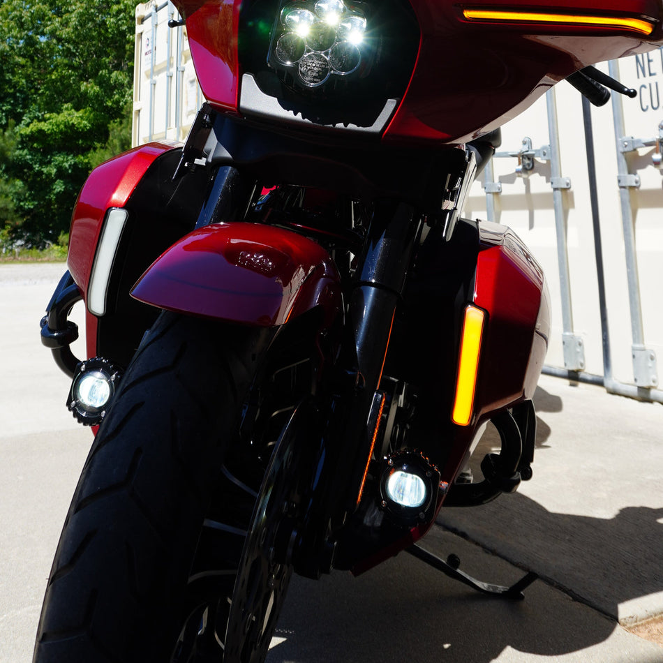 Custom Dynamics CD-LFL-23 Lower Fairing Diffused LED Lights with Run & Turn Signal