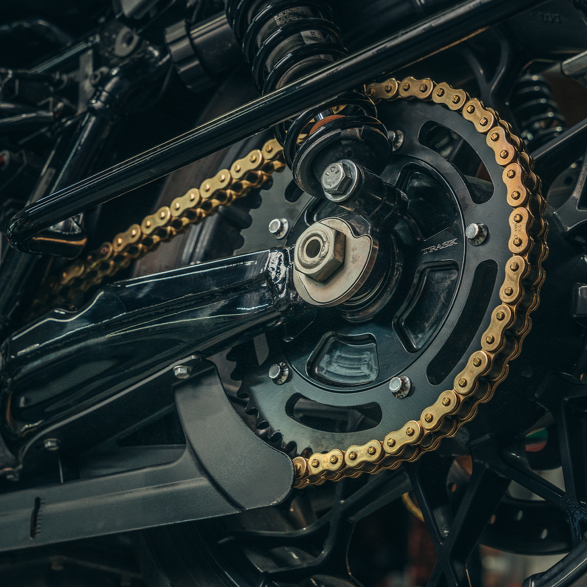 Trask 530 Chain Drive Conversion Cush Kit w/ Front Sprocket Harley