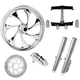 RC Components 23" Wheel Tire Rotor w/ Raked Triple Trees Lowers & Sliders