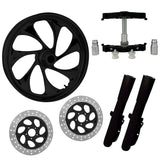 RC Components 23" Wheel Tire Rotor w/ Raked Triple Trees Lowers & Sliders