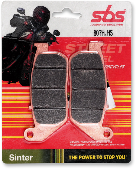 SBS Street Excel Sintered Brake Pads for 1984-2025 Harley-Davidson Touring / Softail / Dyna / FXR / Sportster / Pan America / V-Rod / FX Super Glide / LiveWire