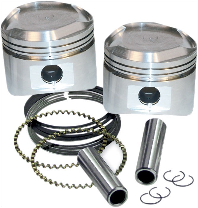 S&S Cycle Super Stock + .010" Pistion Kits 3 1/2 Bore Head Big Twin Evolution