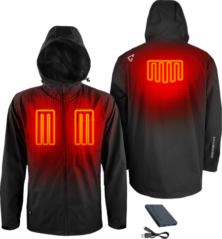Gerbing Heated Clothing Mens 5V Heated Rain Coat