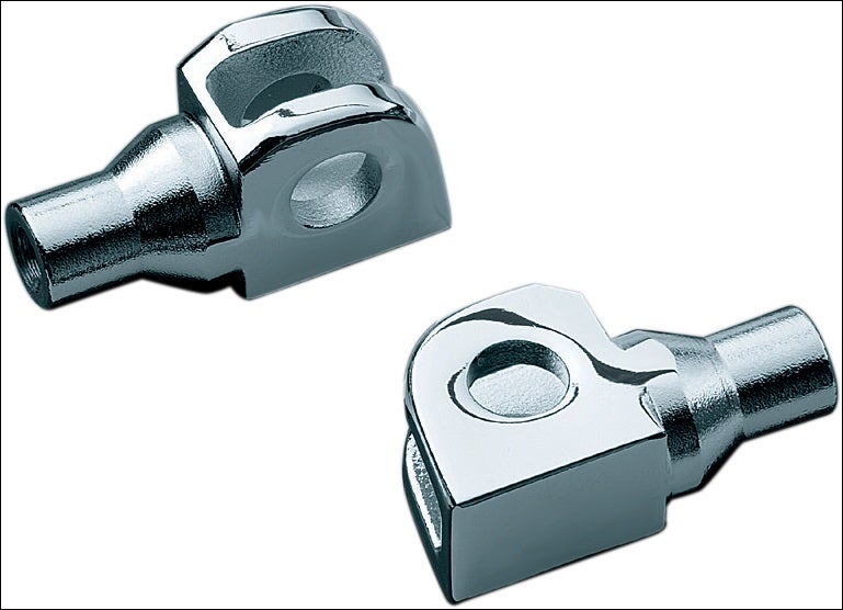 Kuryakyn 8830 Chrome Tapered Peg Adapters for Kawasaki & Suzuki