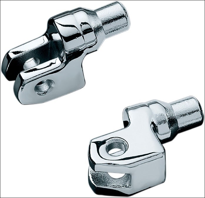 Kuryakyn 8810 Chrome Tapered Peg Adapters for Yamaha