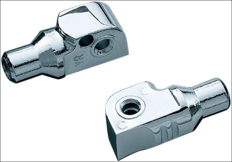 Kuryakyn 8811 Chrome Tapered Peg Adapters for Yamaha