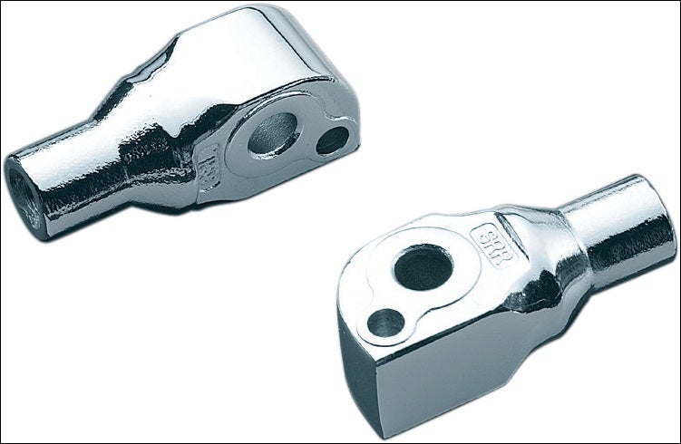 Kuryakyn 8821 Chrome Tapered Peg Adapters for Suzuki