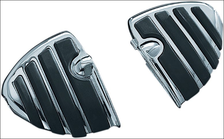 Kuryakyn Chrome ISO-Wing Mini Boards without Adapters Universal Fitment