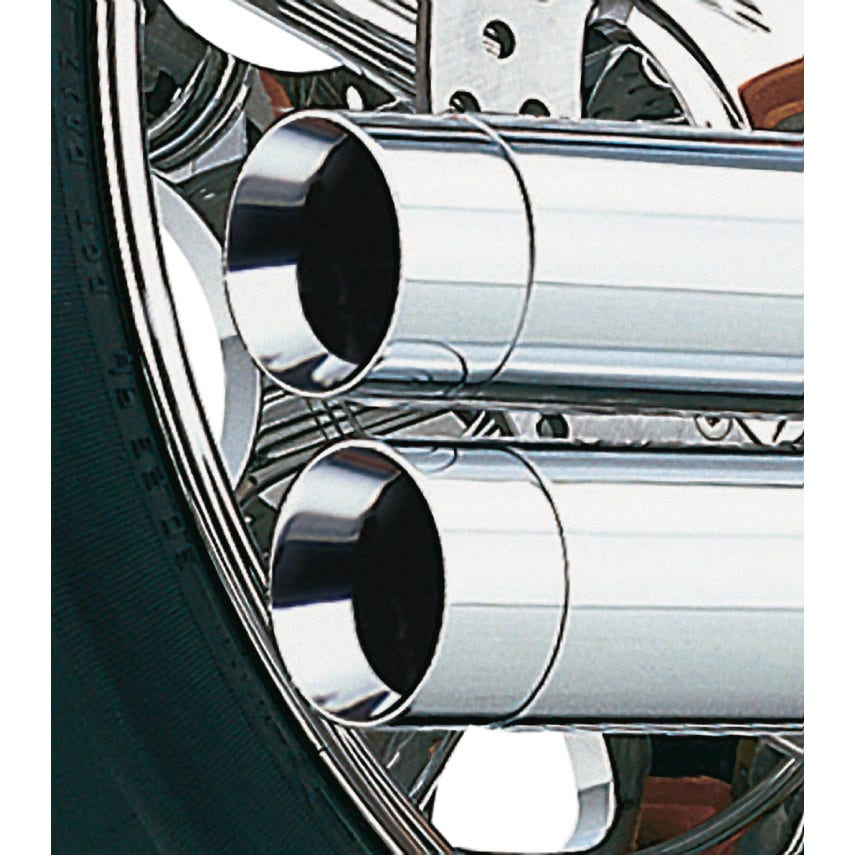 Cobra 6950T Chrome Speedster Long 2 into 2 Full Exhaust Harley Softail FXST FLST 86-06
