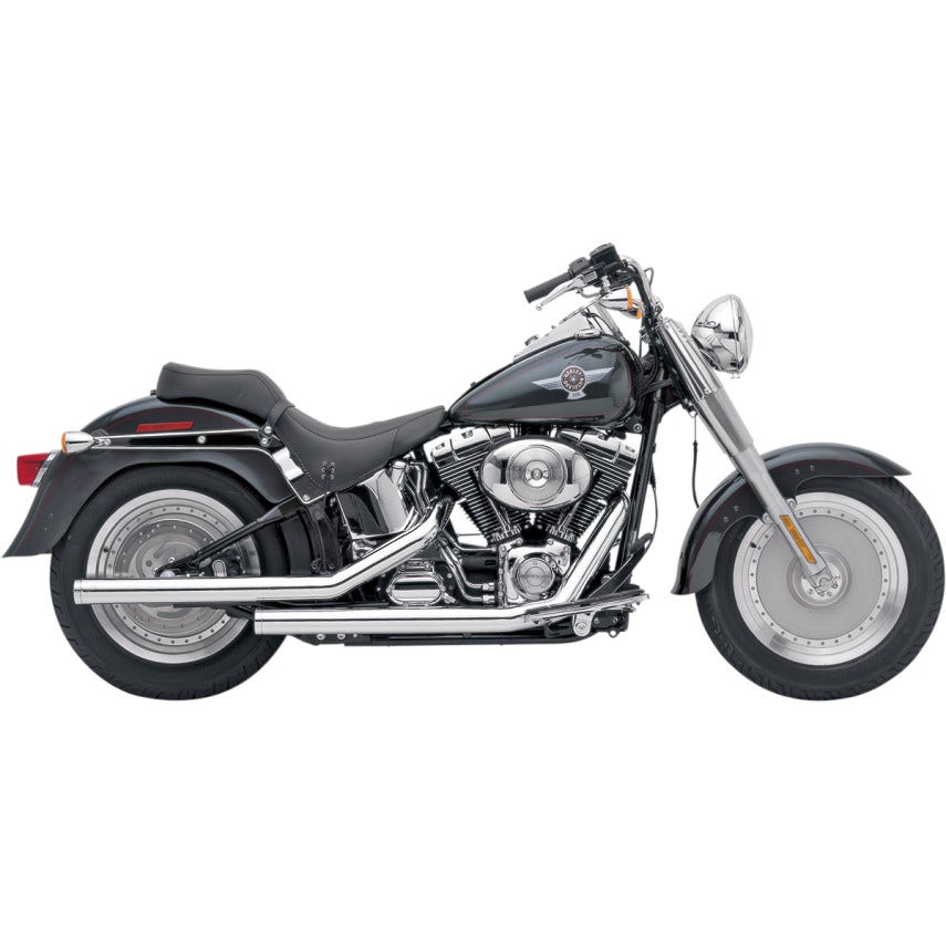 Cobra 6810T Chrome Dragsters 2:2 Drag Pipe Full Exhaust for Harley 86-06 Softail