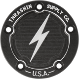 Thrashin Supply Company TSC-3027-4 Black Billet Points Cover 17-19 Harley M8
