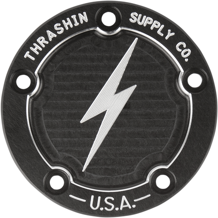 Thrashin Supply Company TSC-3027-4 Black Billet Points Cover 17-19 Harley M8
