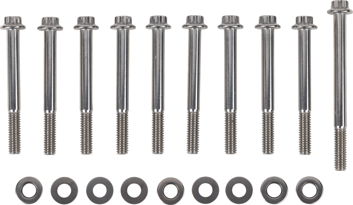 Feuling Dress-Up Engine Case Bolt Fastener Kit for 1999-2024 Harley-Davidson Touring / Softail / Dyna
