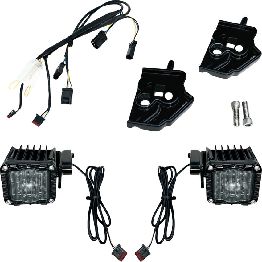 Custom Dynamics Shark Demon LED Front Turn Signals for 23-26 Street Glide