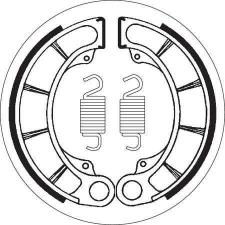 SBS Street Brake Shoes for Select 1969-2007 Honda Models