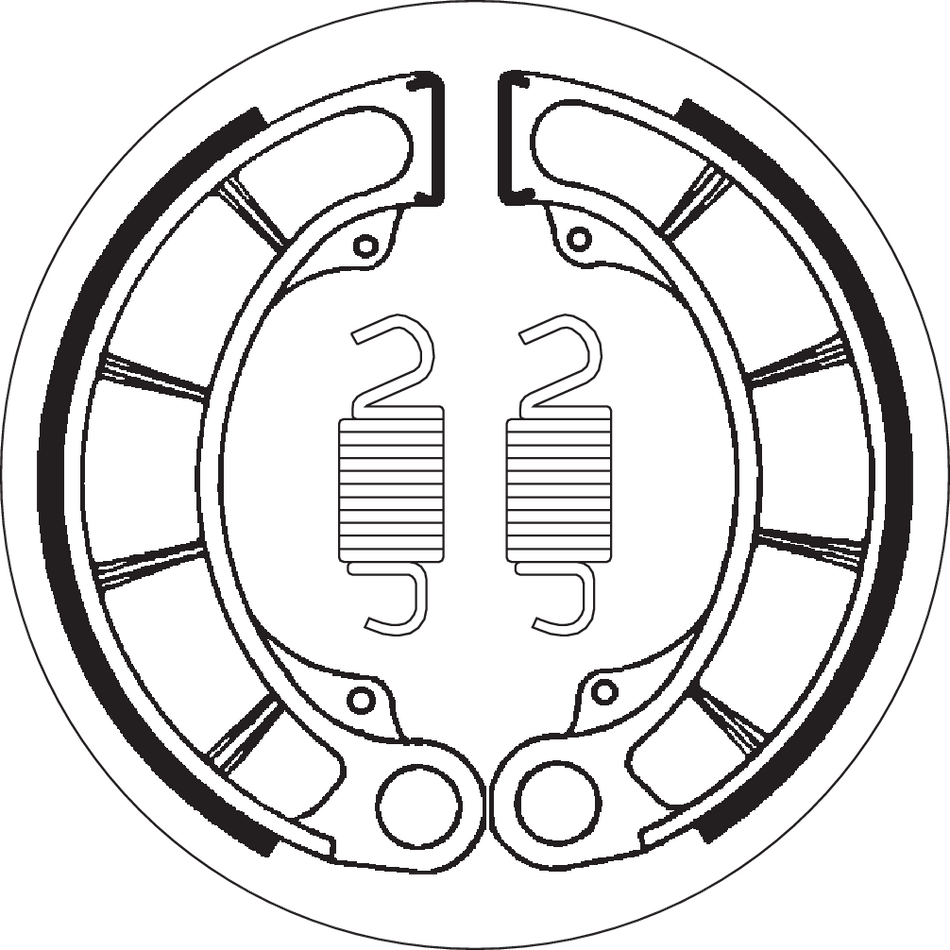 SBS Street Brake Shoes for Select 1969-2007 Honda Models