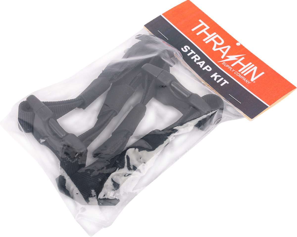 Thrashin Supply Co. Bag/Luggage Strap Kit - Black