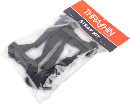 Thrashin Supply Co. Bag/Luggage Strap Kit - Black