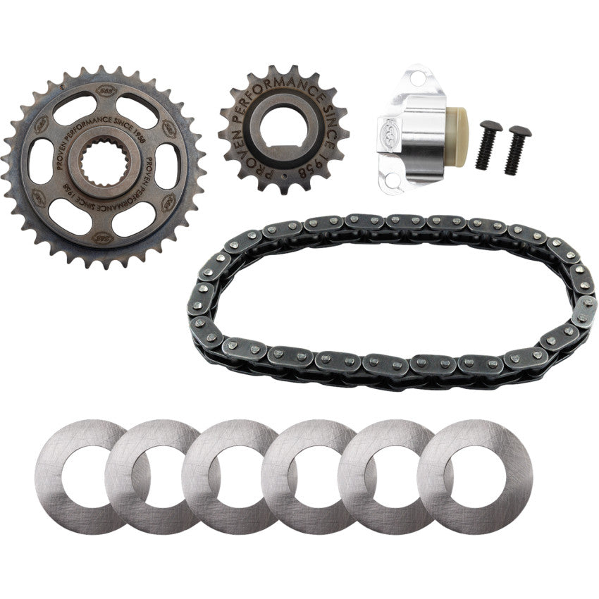S&S Cycle 330-0842 Camshaft Chain Drive Kit for Harley Davidson M8