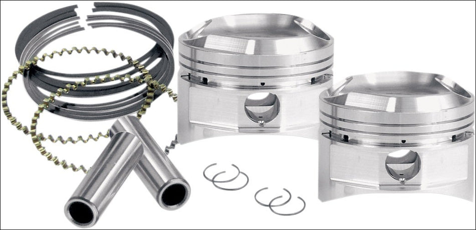 S&S Cycle Super Stock + .010" Pistion Kits 3 5/8 Bore Head Big Twin Evolution