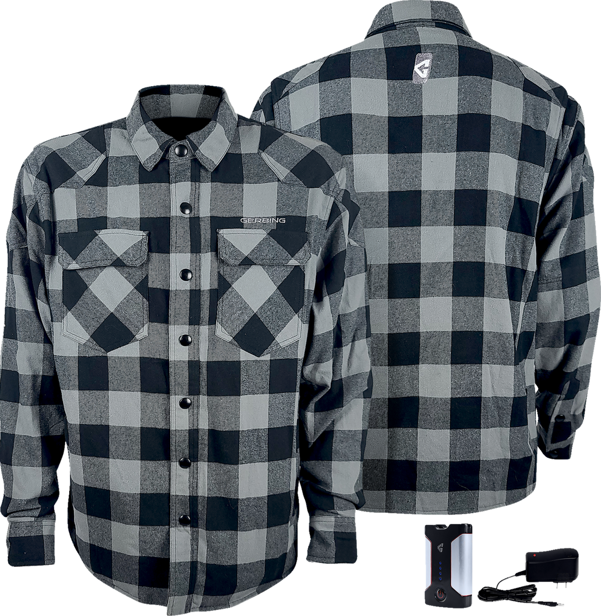Gerbing Heated Clothing 7V Battery Powered Heated Flannel Shirt