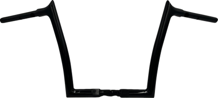 FBI Fat Baggers 1-1/4" EZ Pointed Top Handlebars for FLTR '23-'26 - Black / 12"
