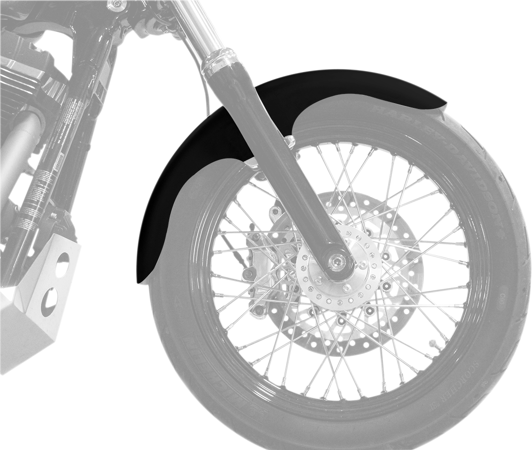 Klock Werks Hugger Series Front Fender with Mounting Blocks for Softail/Dyna