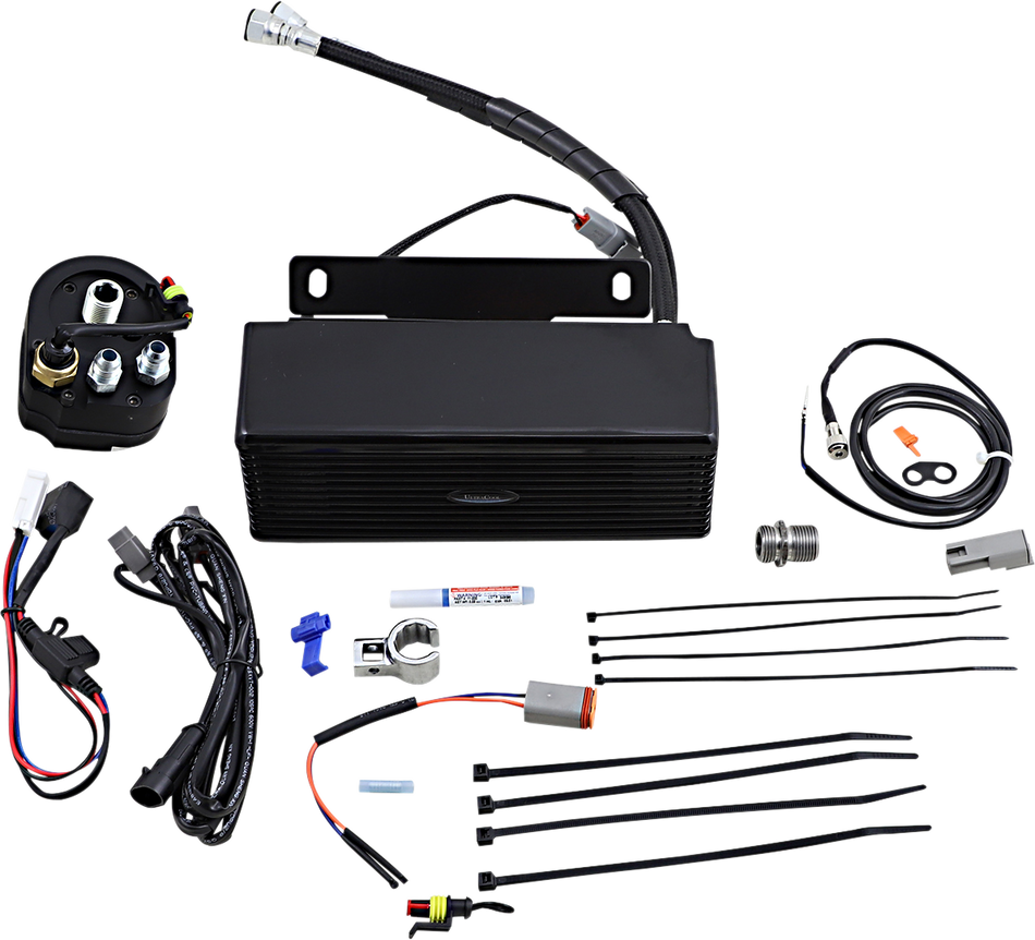 UltraCool RF-2 S&S T-Series 3.0 Below Regulator Mount Oil Cooler Kit for 2009-2016 Harley-Davidson Touring & Trike