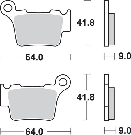 SBS SI Off-Road Sintered Brake Pads for Select 1983-2026 Models