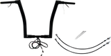FBI Fat Baggers Wired 1-1/2" Flat Top Handlebar Kits for FLTR '15 - Black / 16"