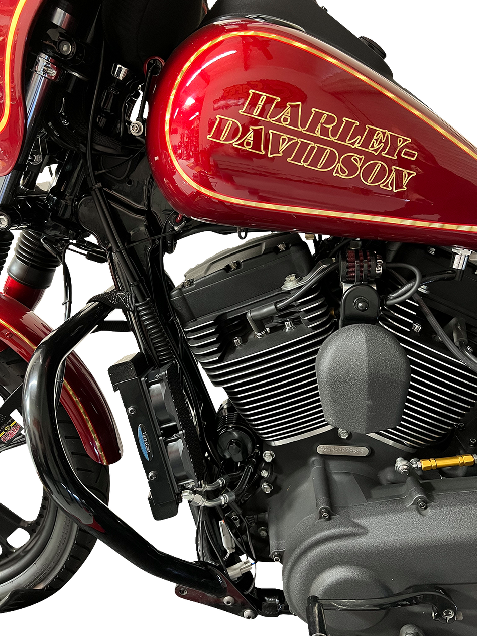 UltraCool SMSP-2 3.0 Side Mount Oil Cooler Kit with Fan for 2004-2022 Harley-Davidson Sportster