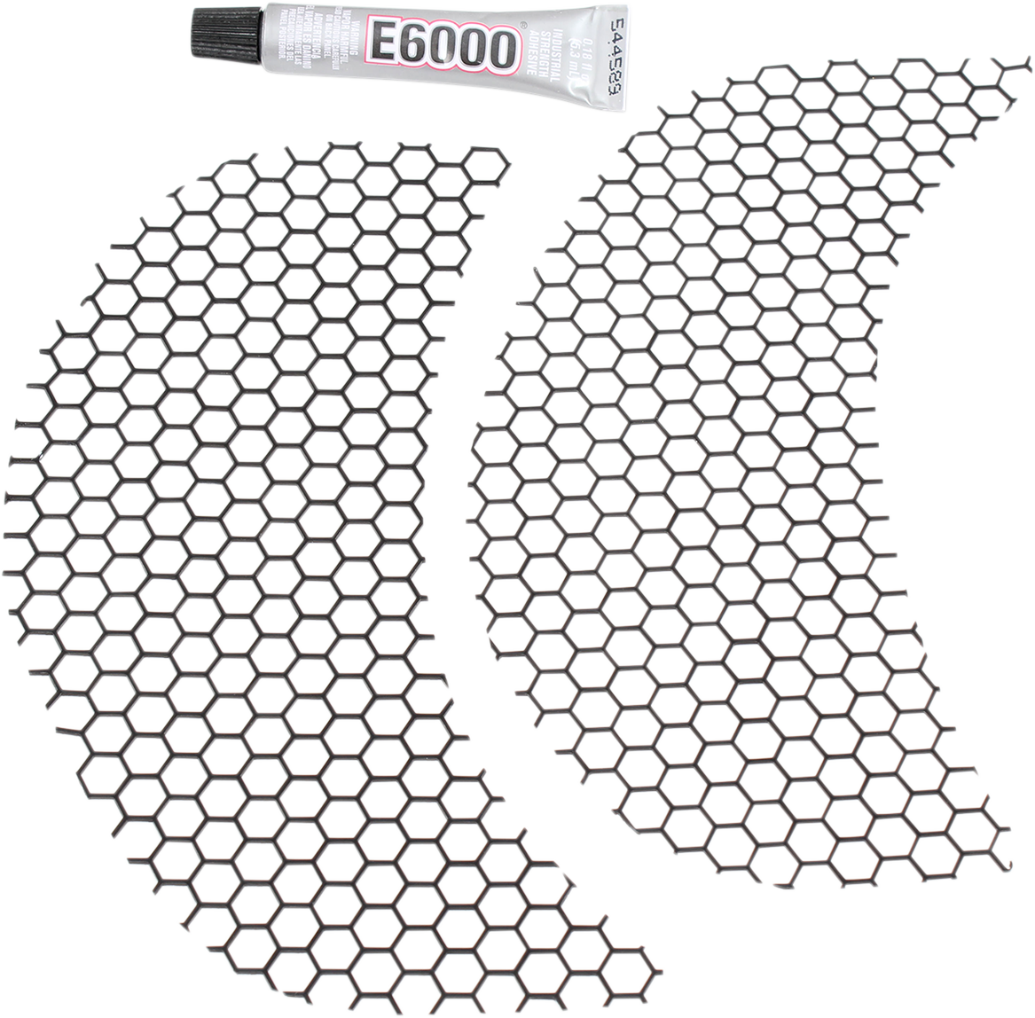 Klock Werks Fairing Vent Screen - Black / Honeycomb - FLTR