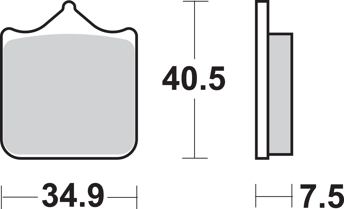SBS Street Excel Sintered Brake Pads for Select 1998-2025 Aprilia Models