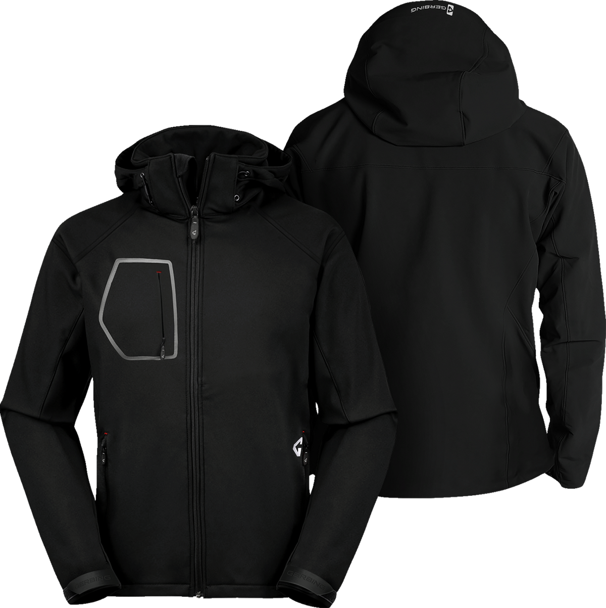 Gerbing Heated Clothing Mens 7V Torrid Softshell Heated Jacket 2.0 - Black