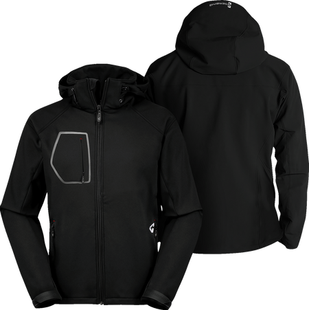 Gerbing Heated Clothing Mens 7V Torrid Softshell Heated Jacket 2.0 - Black