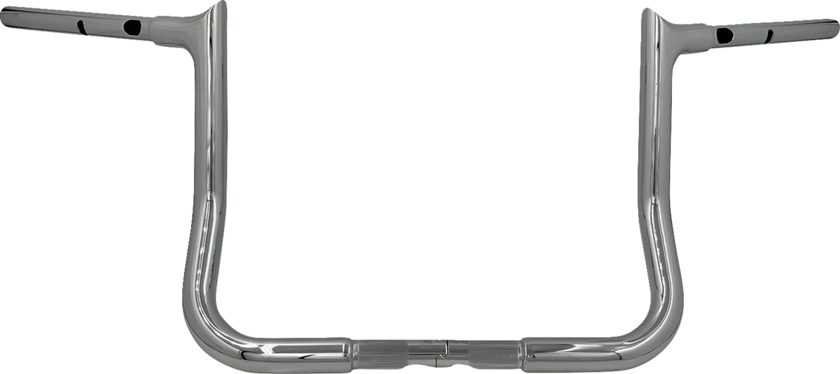 FBI Fat Baggers 1-1/4" EZ Pointed Top Handlebars for FLH/X '23-'26 - Chrome / 12"