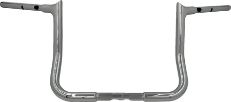 FBI Fat Baggers 1-1/4" EZ Pointed Top Handlebars for FLH/X '23-'26 - Chrome / 12"