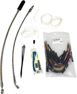 FBI Control Installation Kit - Cable Clutch for 2008-2013 H-D Touring - Braided / 16"