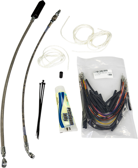 FBI Control Installation Kit - Cable Clutch for 2008-2013 H-D Touring - Braided / 16"