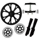 RC Components 23" Wheel Tire Rotor w/ Raked Triple Trees Lowers & Sliders