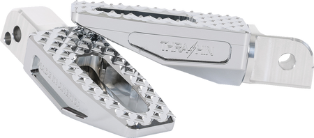 Thrashin P-54 Extra Grip Chrome Footpegs 4 Harley M8 Softail Models