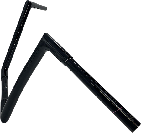 FBI Fat Baggers 1-1/4" EZ Flat Top Handlebars for Harley-Davidson FLTR '15-'25 - Black / 14"