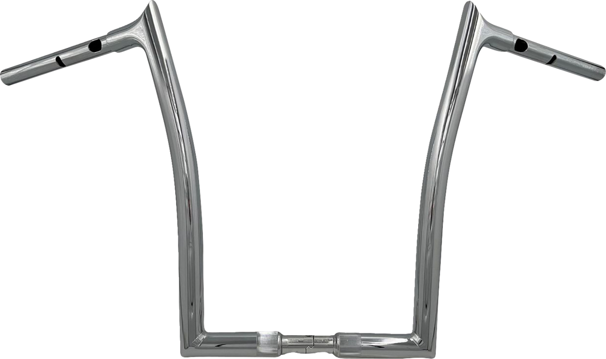 FBI Fat Baggers 1-1/4" EZ Pointed Top Handlebars for FLTR '23-'26 - Chrome / 16"