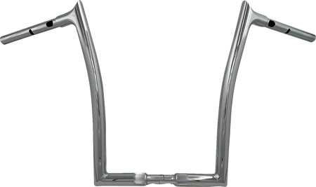 FBI Fat Baggers 1-1/4" EZ Pointed Top Handlebars for FLTR '23-'26 - Chrome / 16"